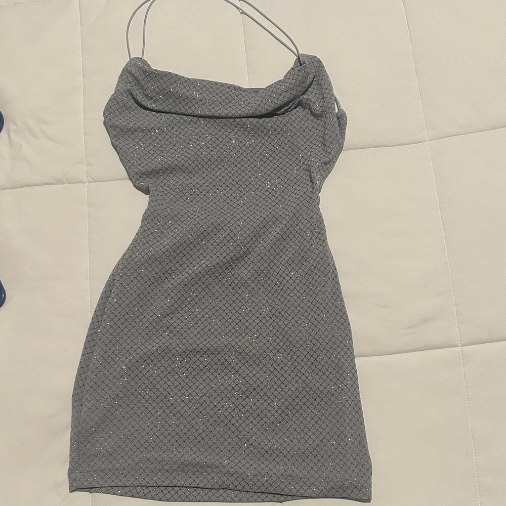 Chic Gray Mini Dress